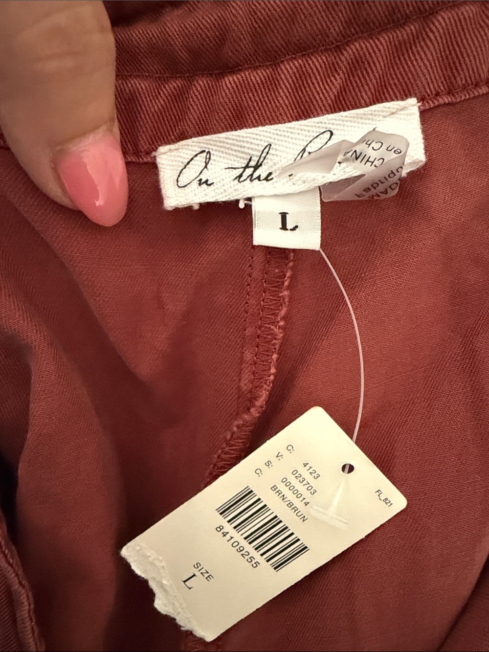 Anthropologie On The Road Rust Cargo Jogger Pants - Picture 8 of 8